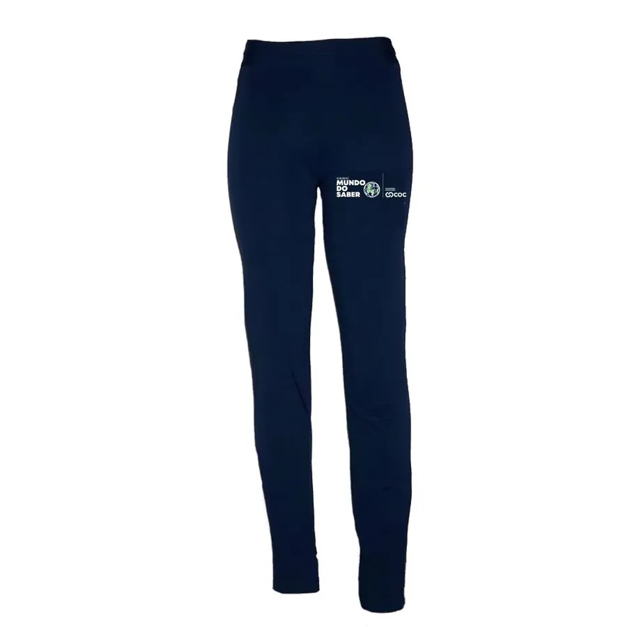 Calça Bailarina Feminina Helanca Uniforme Mundo COC