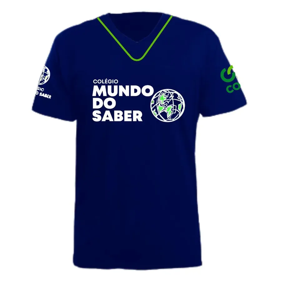 Camiseta Ensino Fundamental Manga Curta – 1º ao 9º Ano