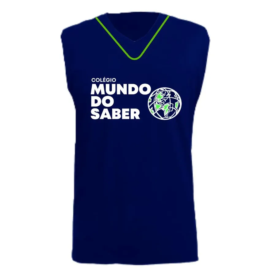 Camiseta Ensino Fundamental Regata – 1º ao 9º Ano