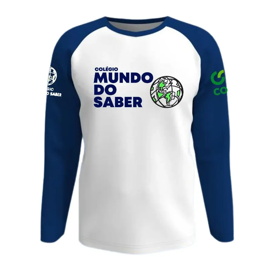 Camiseta Infantil Manga Longa – Berçário ao Pré 2