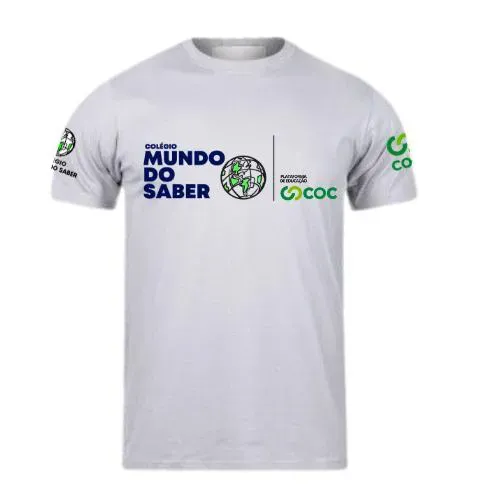 Camiseta Vem Pro Mundo Exclusiva Ensino Médio Branca